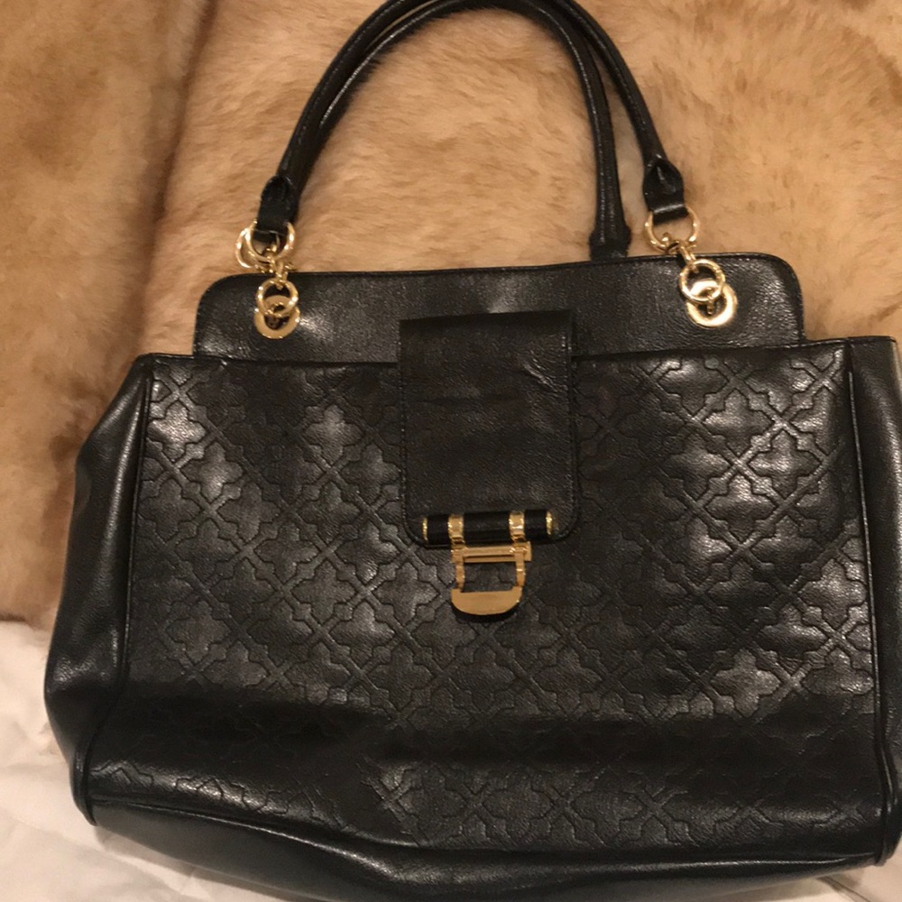 Black Tote bag. Holds IPad/ laptop.